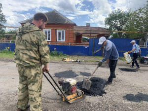 Восстановление дороги на улице Заречной