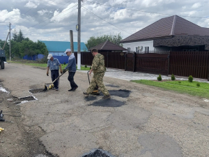 Восстановление дороги на улице Заречной