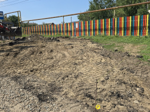 Ведутся работы по устройству новой парковки