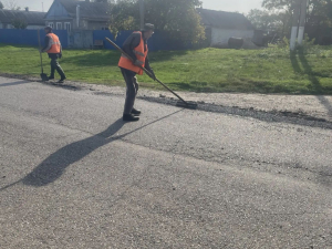 плановые работы по ямочному ремонту дорожного покрытия